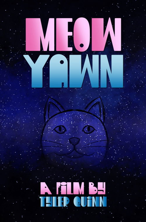 Meow Yawn Poster