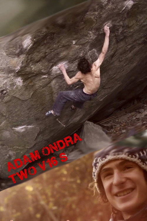Adam Ondra - Two V16 Poster