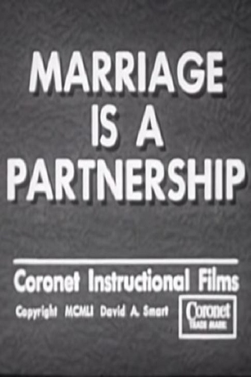 Marriage Is a Partnership Poster