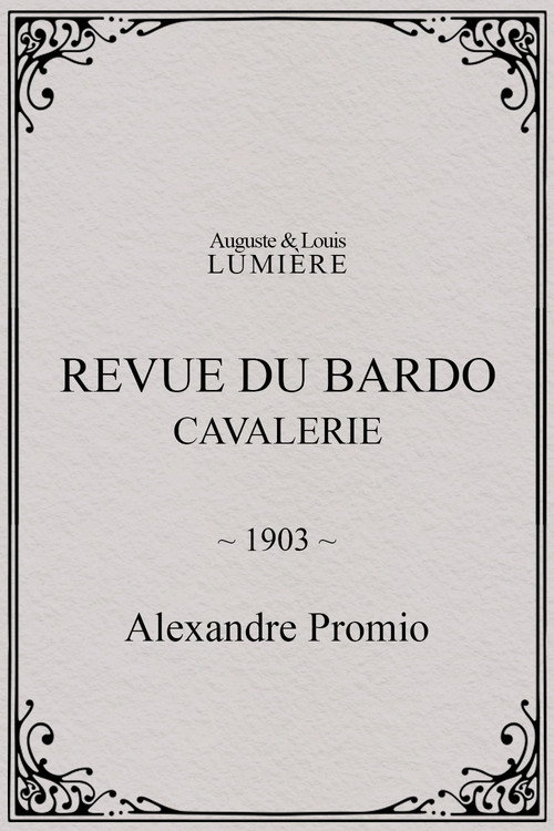 Revue du Bardo : cavalerie Poster