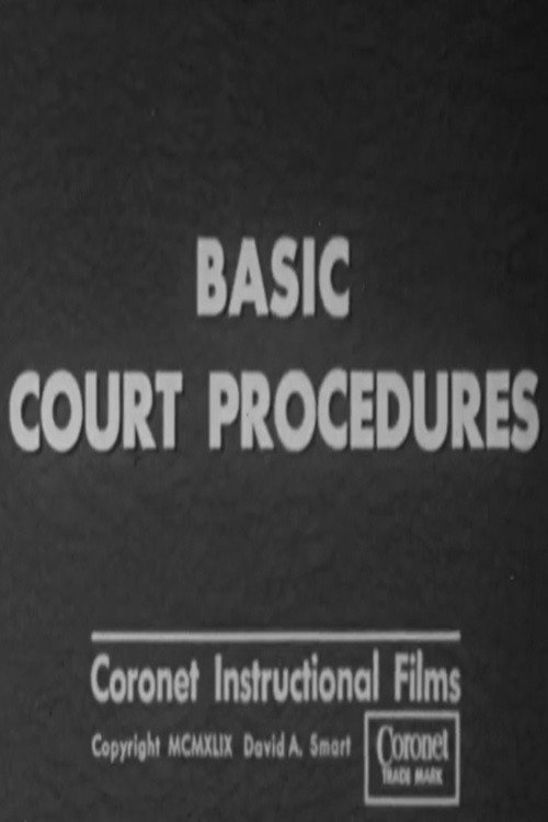 Basic Court Procedures Poster