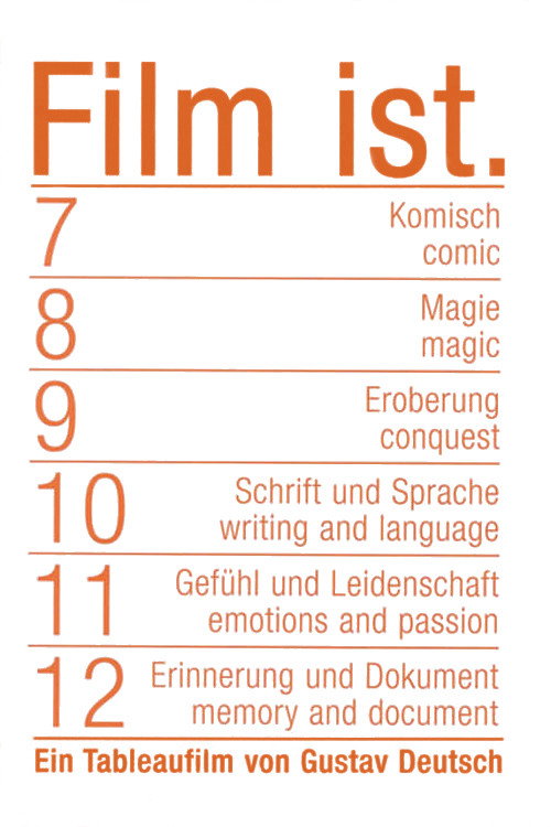 Film Is. 7-12 Poster