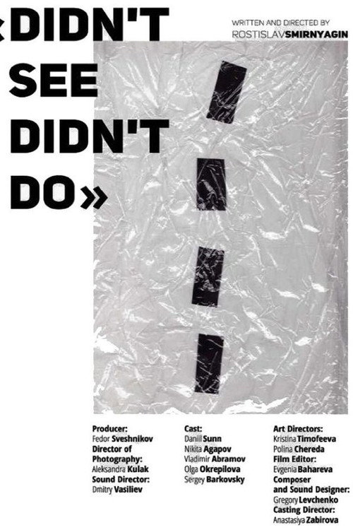 Didn't See Didn't Do Poster
