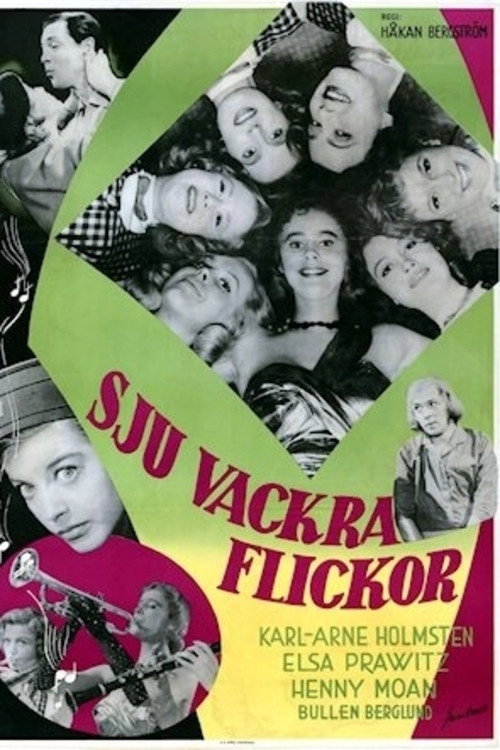 Sju vackra flickor Poster
