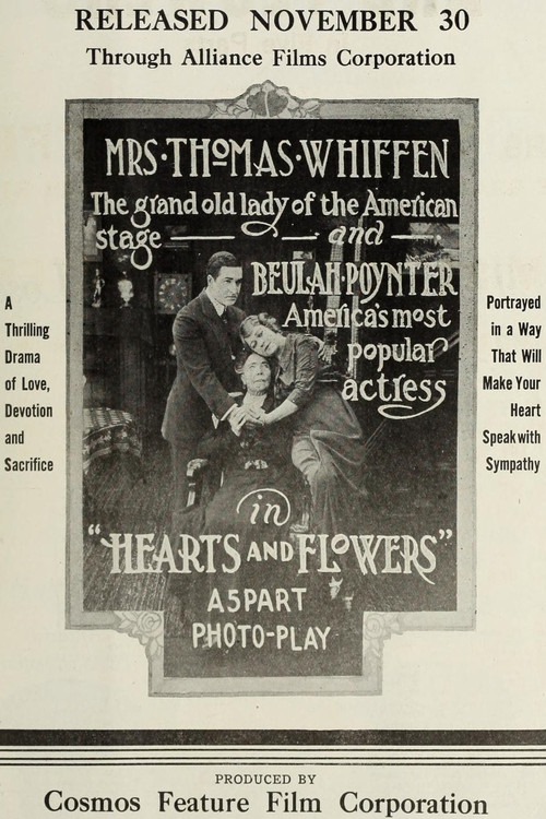 Hearts and Flowers Poster