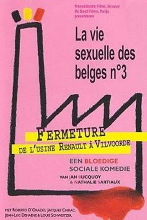 La Vie sexuelle des Belges partie 3 - Fermeture de l'usine Renault à Vilvoorde Poster