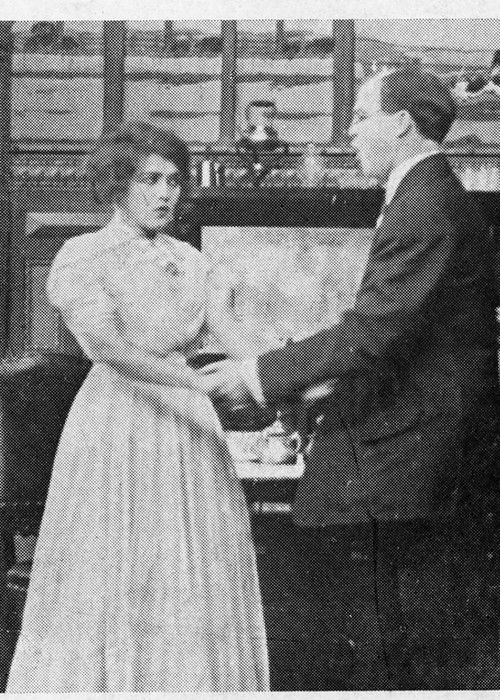 His Wife's Visitor Poster