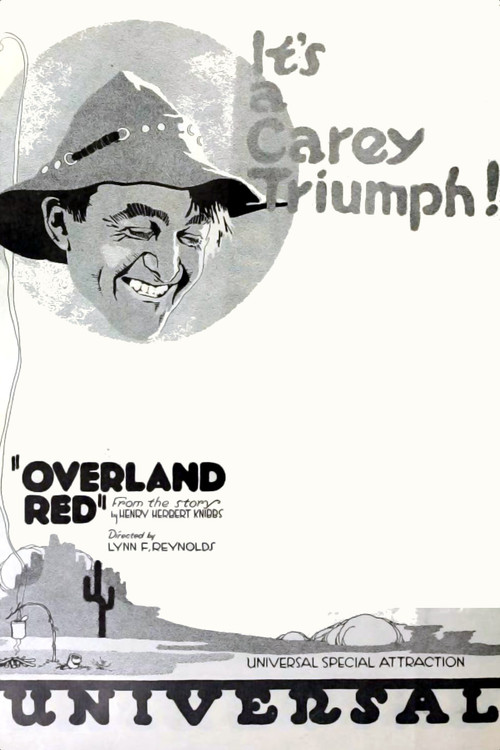 Overland Red Poster
