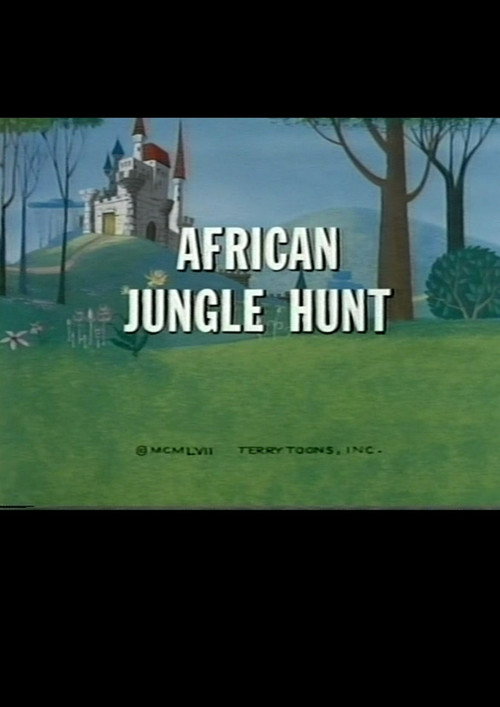 African Jungle Hunt Poster