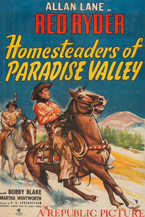 Homesteaders of Paradise Valley Poster