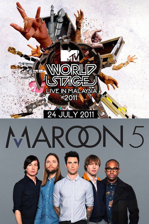 Maroon 5: MTV World Stage Poster