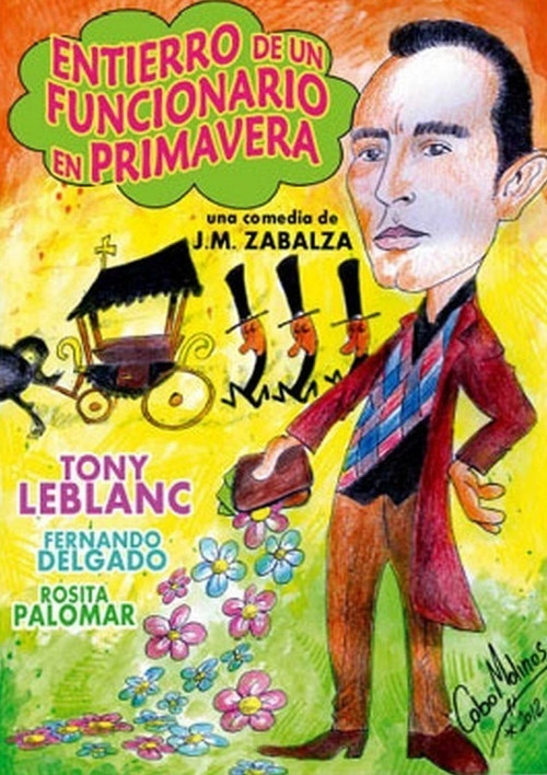 Entierro de un funcionario en primavera Poster