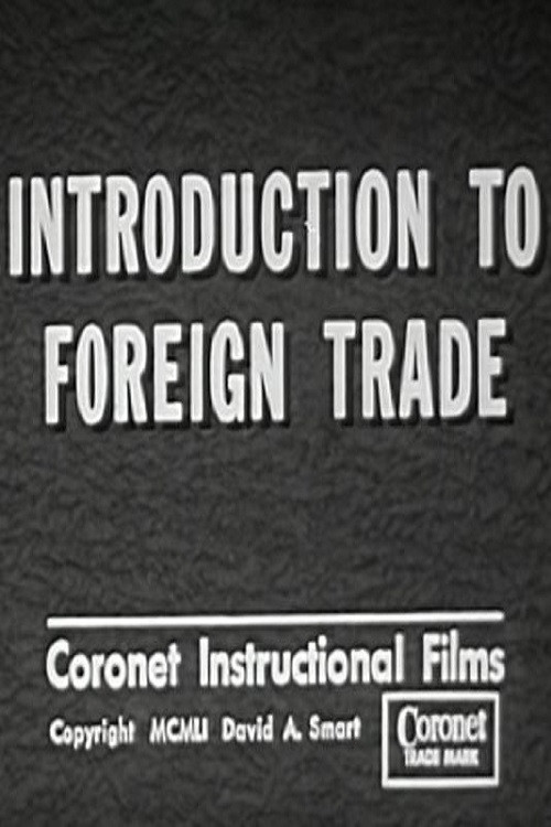 Introduction To Foreign Trade Poster