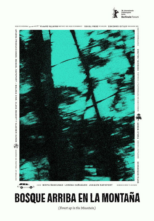 Forest up in the Mountain Poster