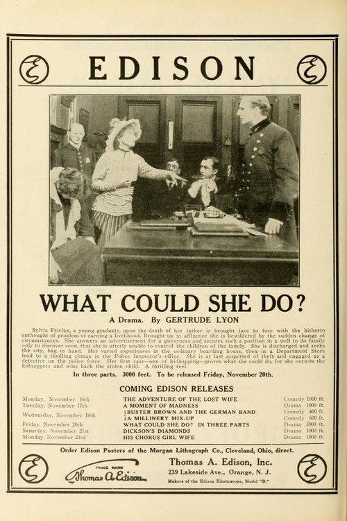 What Could She Do? Poster