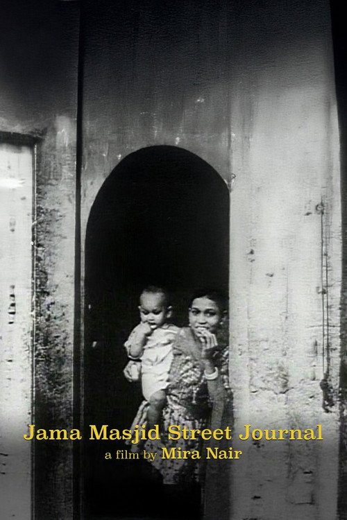 Jama Masjid Street Journal Poster