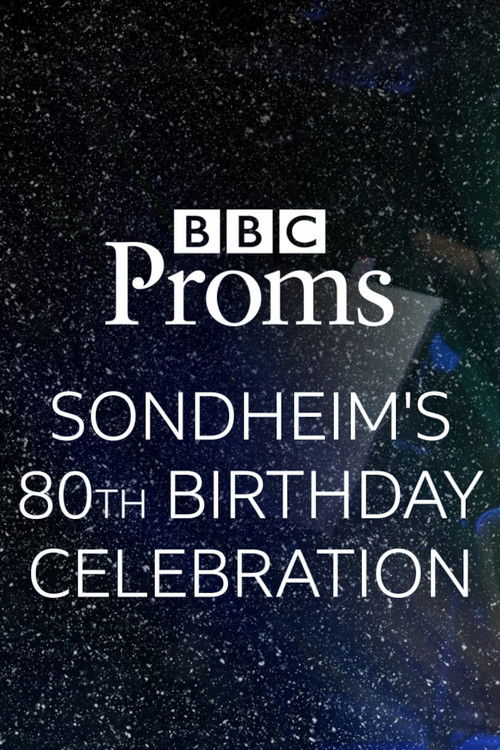 BBC Proms: Sondheim's 80th Birthday Poster