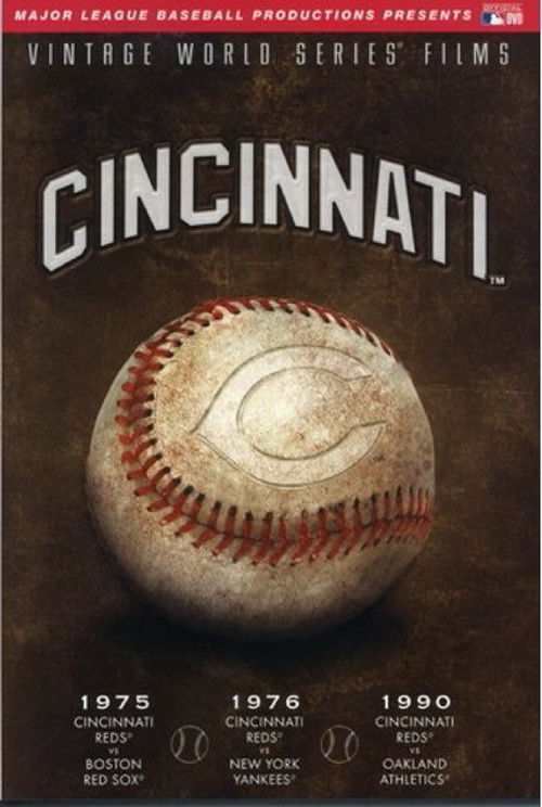 MLB Vintage World Series Films - Cincinnati Reds (1975, 1976, 1990) Poster