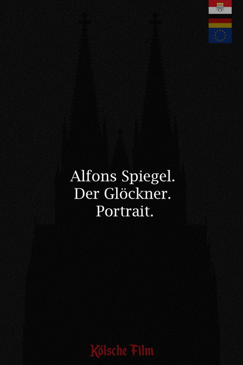 Alfons Spiegel. Der Glöckner. Portrait Poster