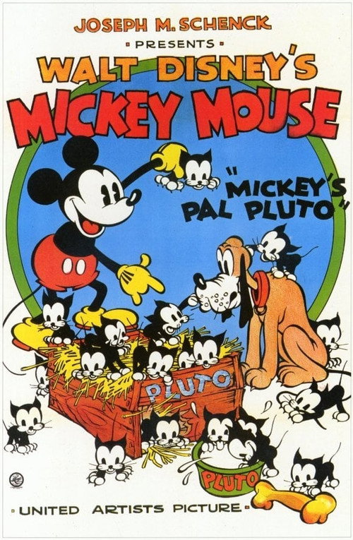 Mickey's Pal Pluto Poster
