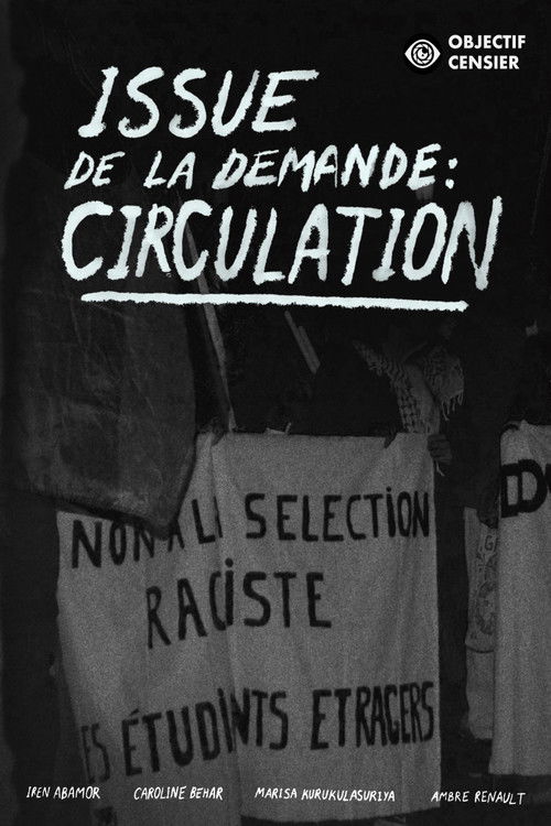 Issue de la demande : Circulation Poster