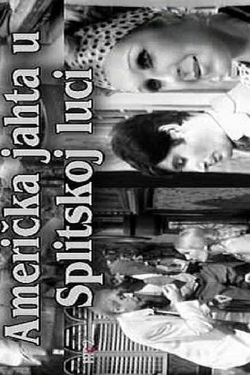 The American Yacht in the Split Harbour Poster