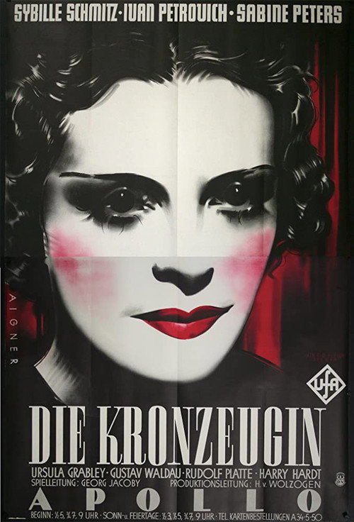 Die Kronzeugin Poster