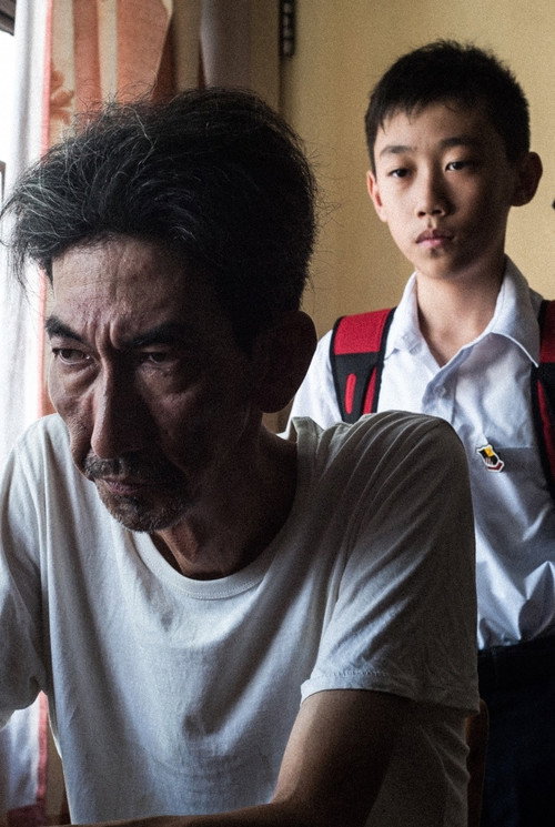 Old Man and A Dog Poster