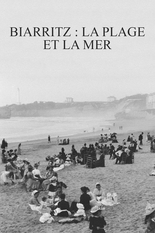 Biarritz : la plage et la mer Poster
