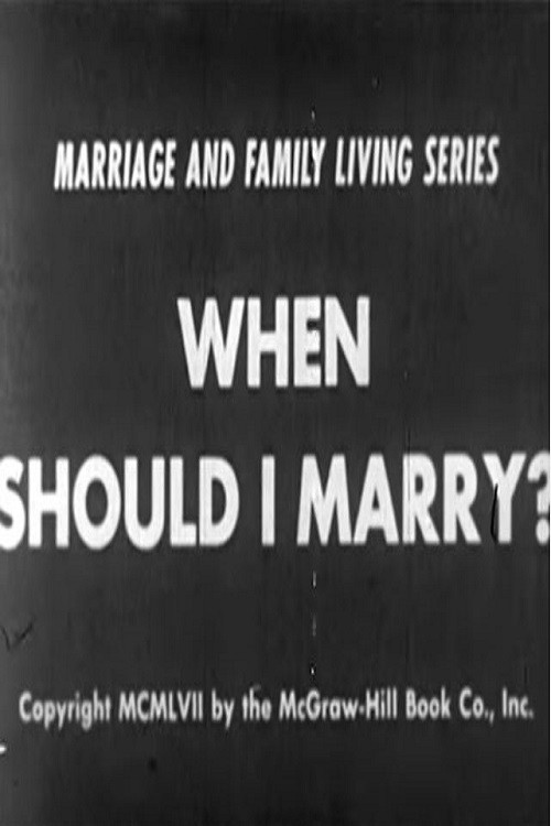 When Should I Marry? Poster