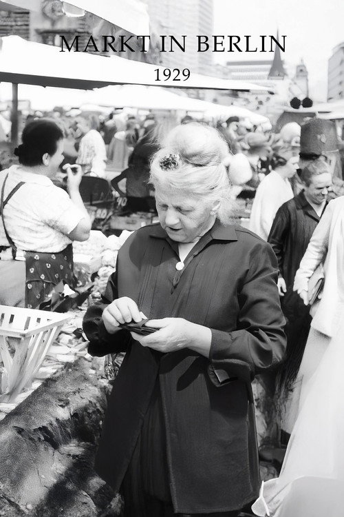 Open-Air Market in Berlin Poster