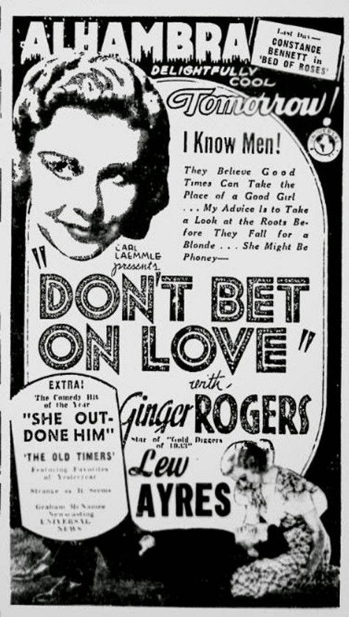 Don't Bet on Love Poster