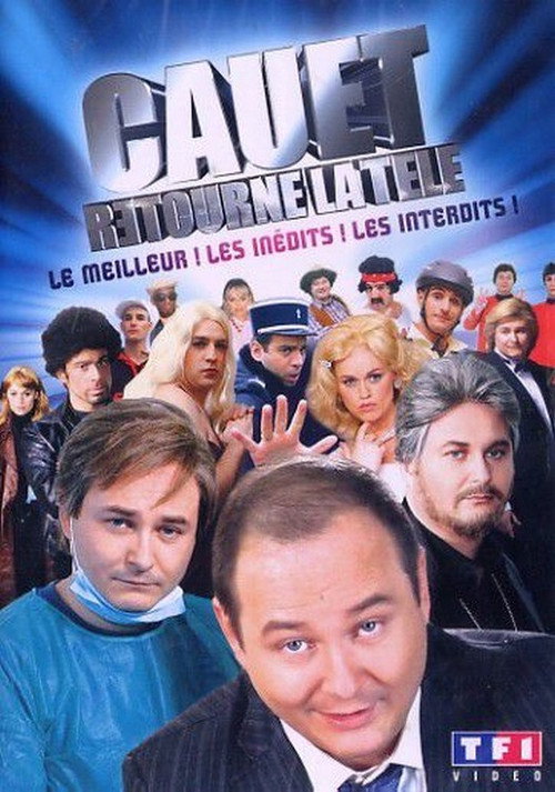 Cauet retourne la télé Poster