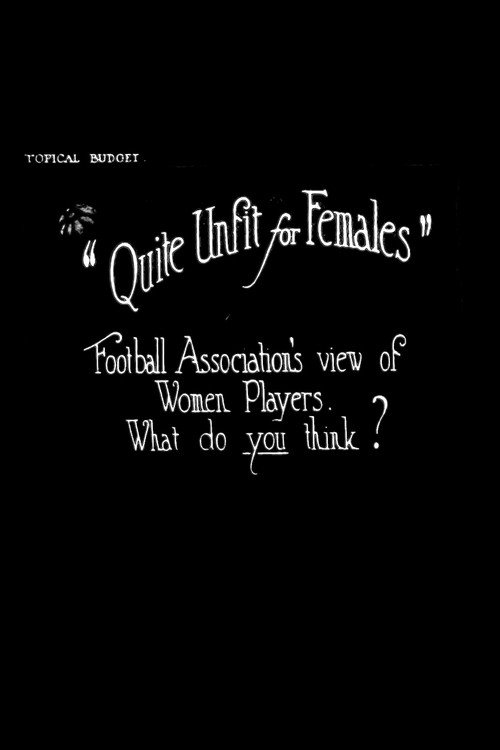 Quite Unfit for Females Poster