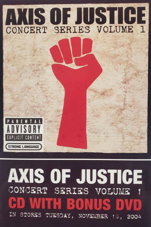 Axis of Justice: Concert Series Volume 1 Poster