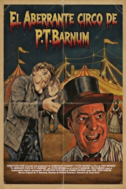 P.T. Barnum's aberrant circus Poster
