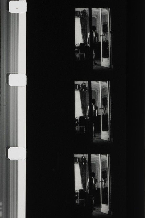 Autoportrait en blanc et en noir Poster