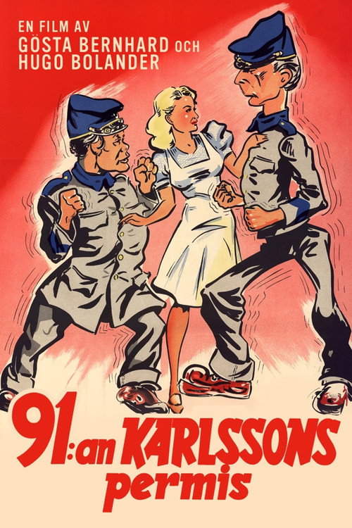 91:an Karlssons permis Poster