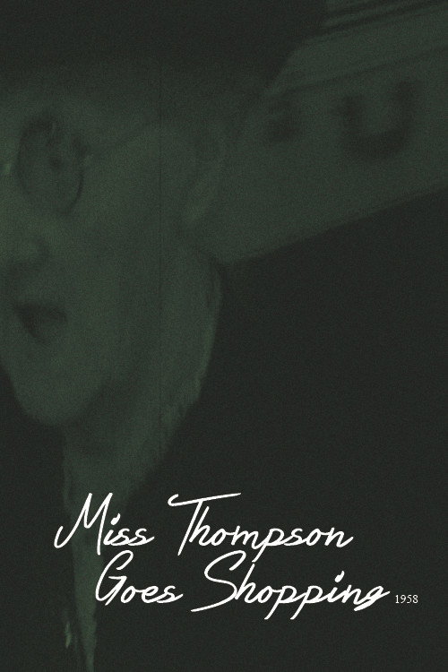 Miss Thompson Goes Shopping Poster