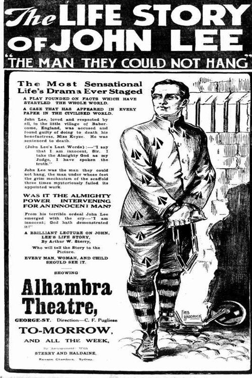 The Life Story of John Lee, or The Man They Could Not Hang Poster