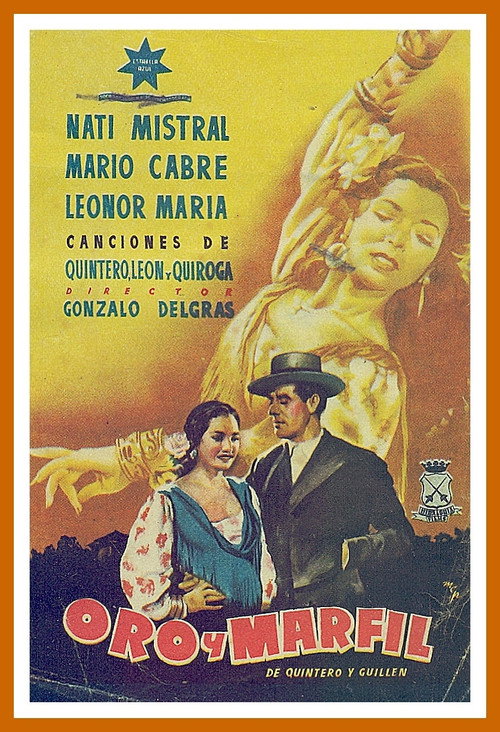 Oro y marfil Poster