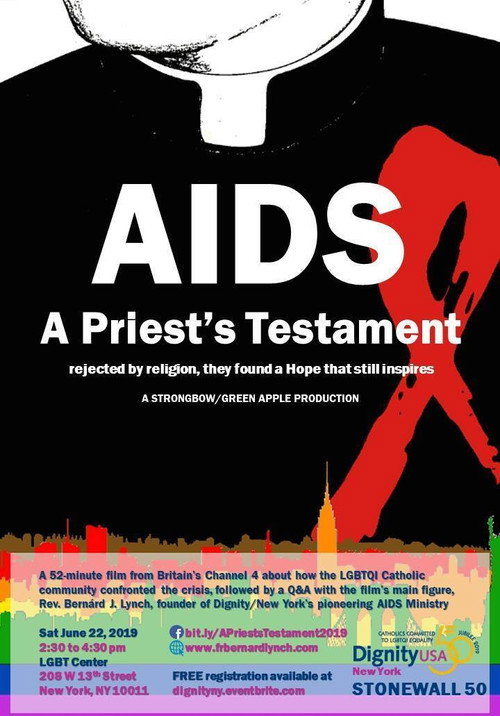 AIDS: A Priest's Testament Poster