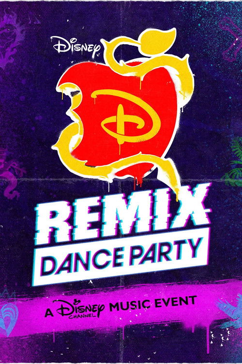 Descendants Remix Dance Party Poster