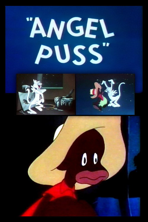 Angel Puss Poster