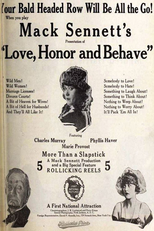 Love, Honor and Behave Poster