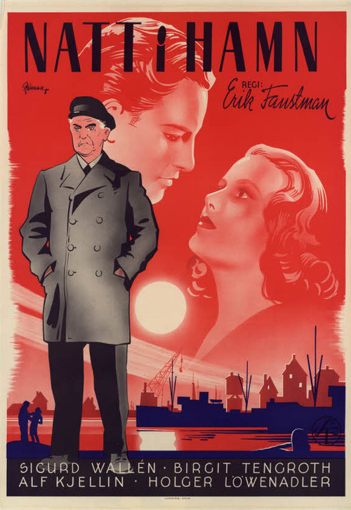 Natt i hamn Poster