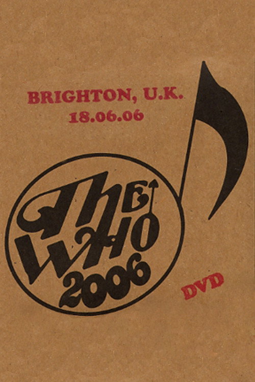 The Who: Brighton 6/18/2006 Poster