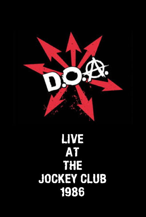 D.O.A. Live at The Jockey Club Poster