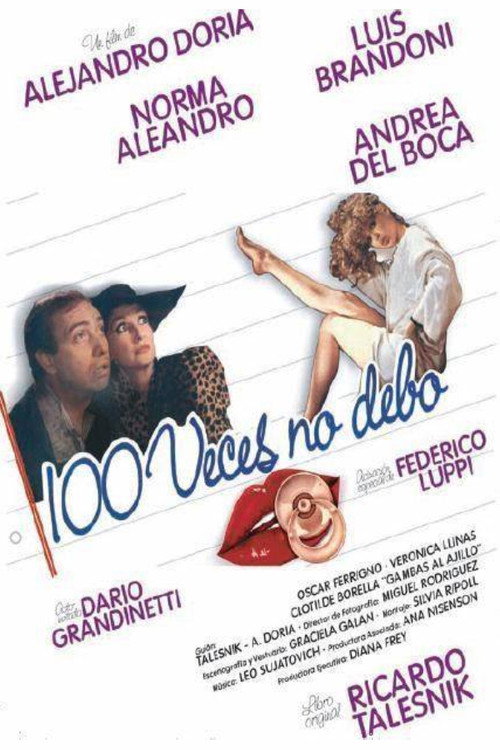 Cien veces no debo Poster