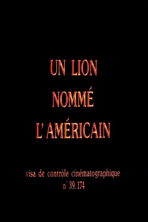 Un lion nommé l'Américain Poster